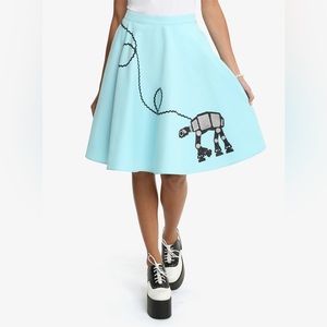 BNWOT- Star Wars her universe ATAT circle skirt size s
